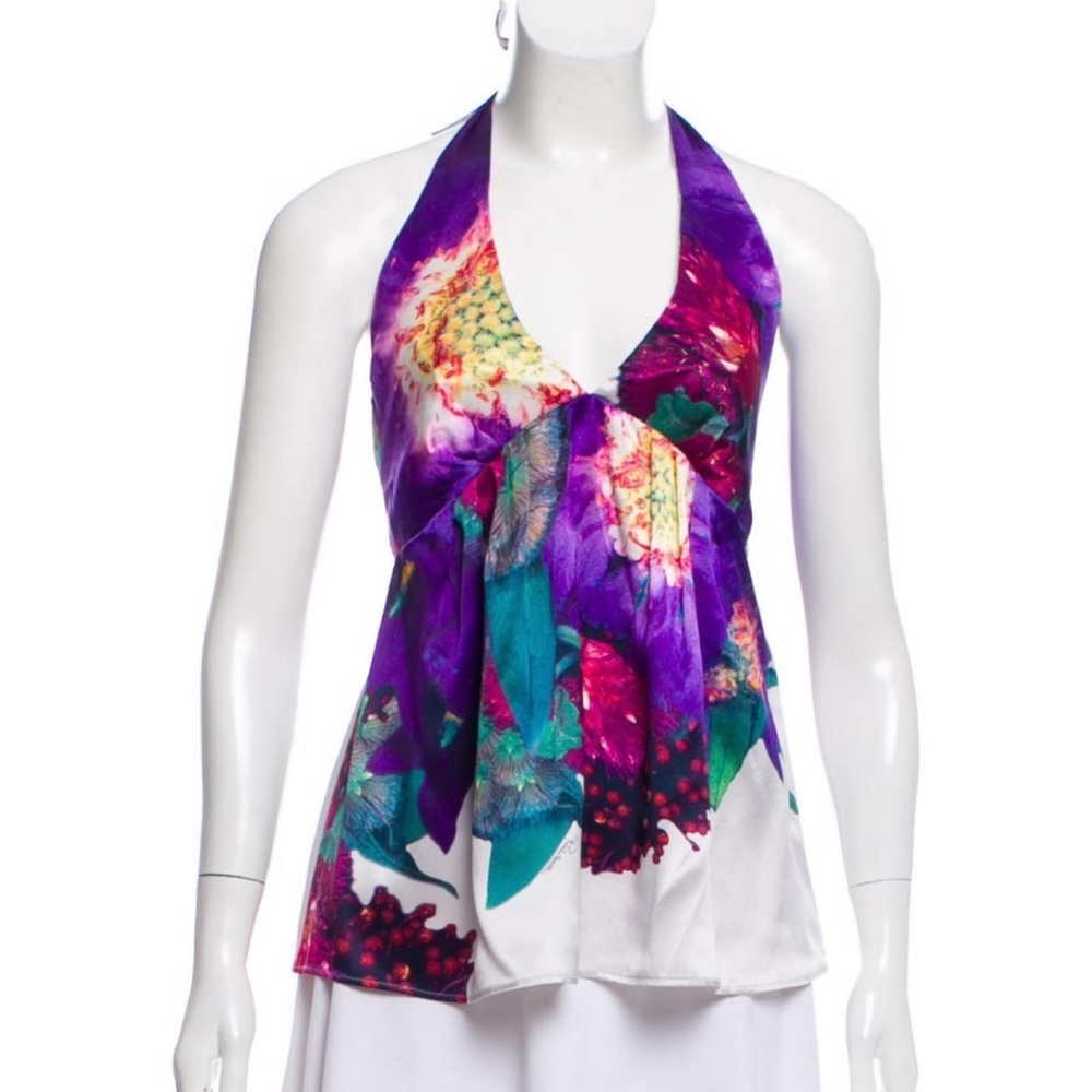 Silk Halter Top